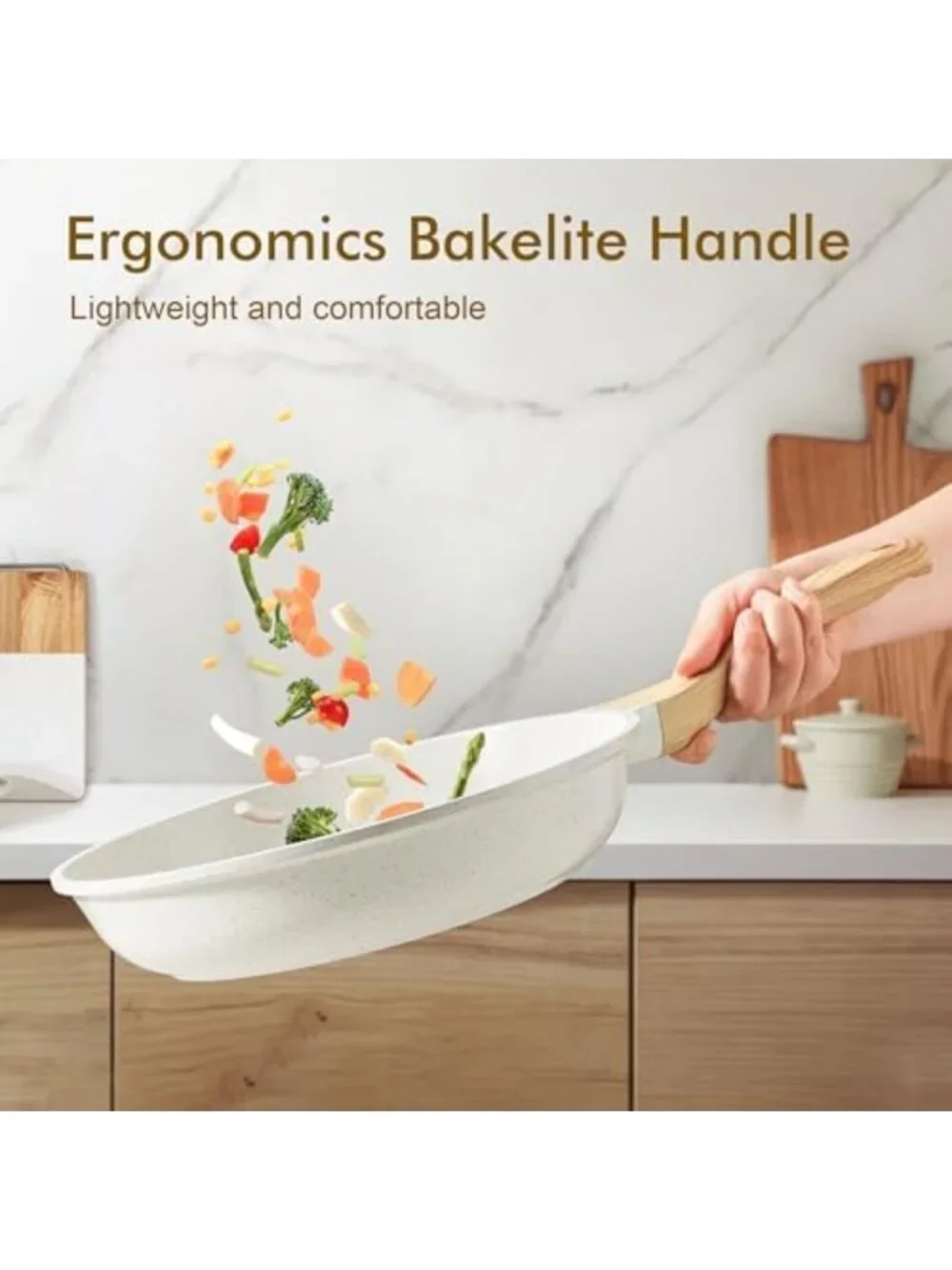 Nonstick Ceramic Frying Pan 9.5